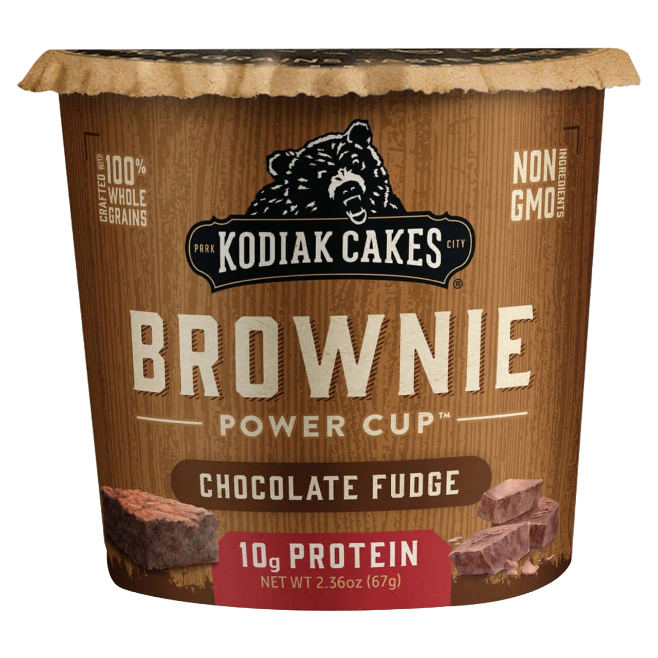 Kodiak Cakes Chocolate Fudge Brownie Cake Cup (12 X 2.36 OZ)