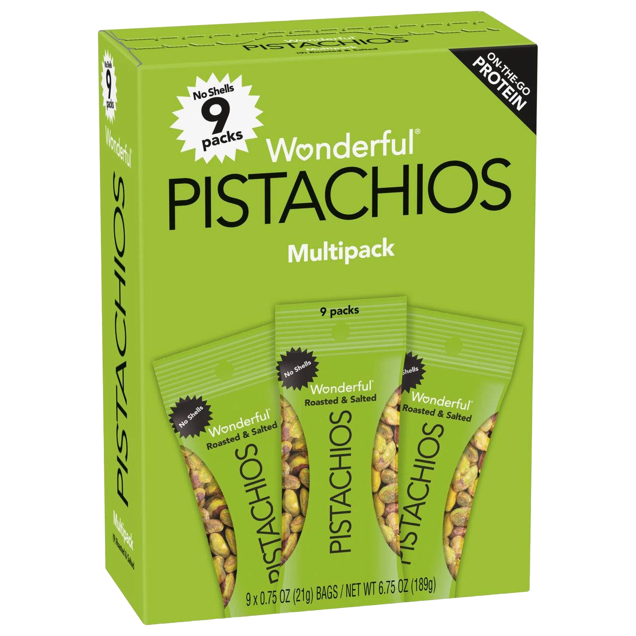 Wonderful Roasted & Salted Pistachios Multipack ( 4 X 6.75 OZ )