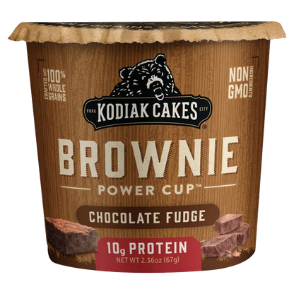 Kodiak Cakes Chocolate Fudge Brownie Cake Cup (12 X 2.36 OZ)