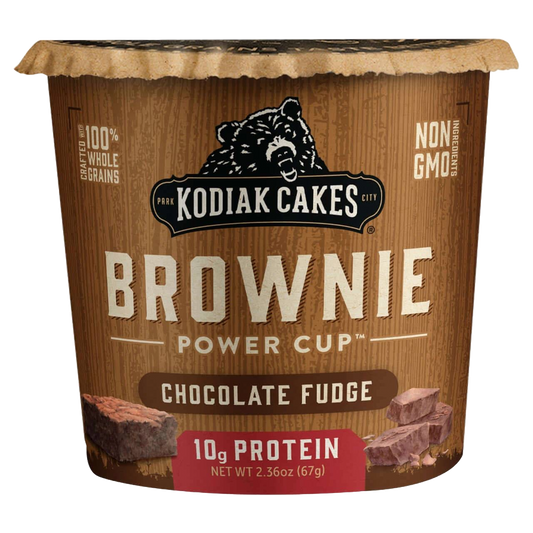Kodiak Cakes Chocolate Fudge Brownie Cake Cup (12 X 2.36 OZ)